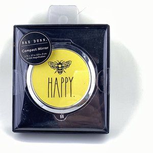 Rae Dunn Yellow Happy Bee Compact Mirror